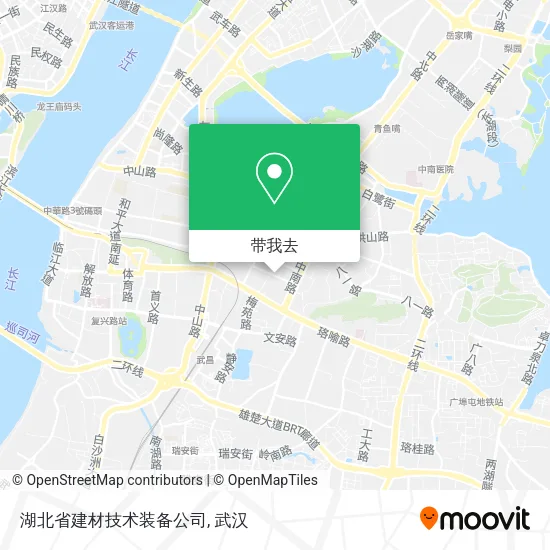 湖北省建材技术装备公司地图