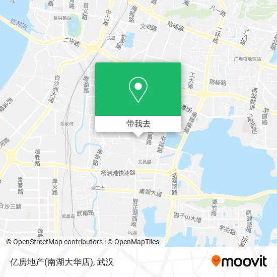 亿房地产(南湖大华店)地图