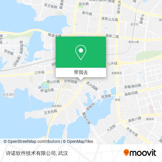 诗诺软件技术有限公司地图