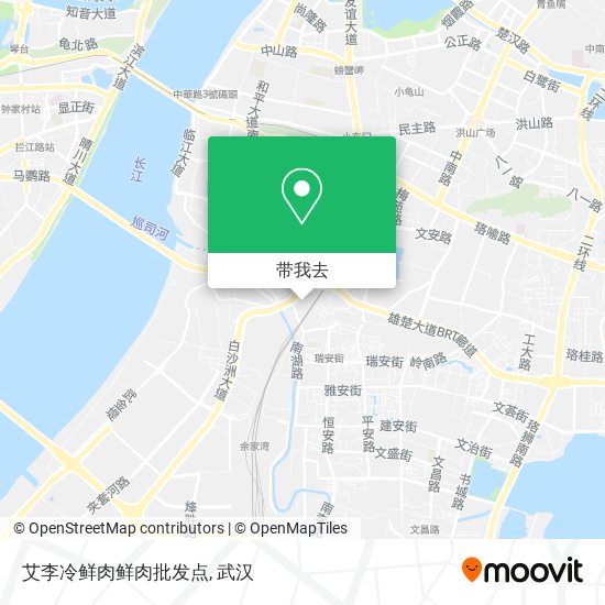 艾李冷鲜肉鲜肉批发点地图