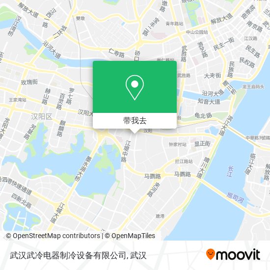 武汉武冷电器制冷设备有限公司地图