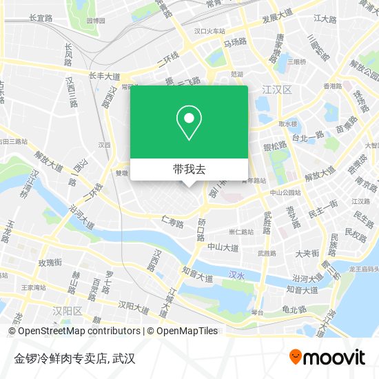 金锣冷鲜肉专卖店地图