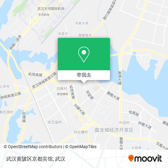 武汉黄陂区京都宾馆地图