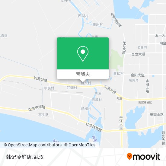 韩记冷鲜店地图