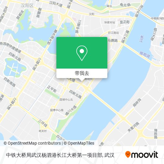 中铁大桥局武汉杨泗港长江大桥第一项目部地图