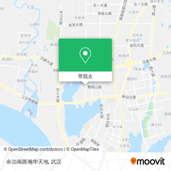 余泊南路瀚华天地地图