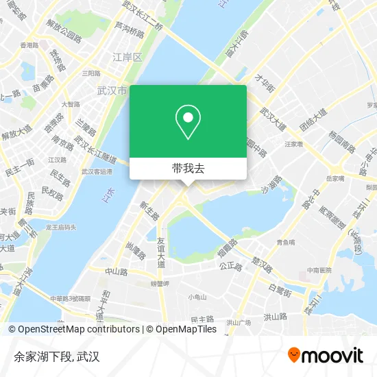 余家湖下段地图