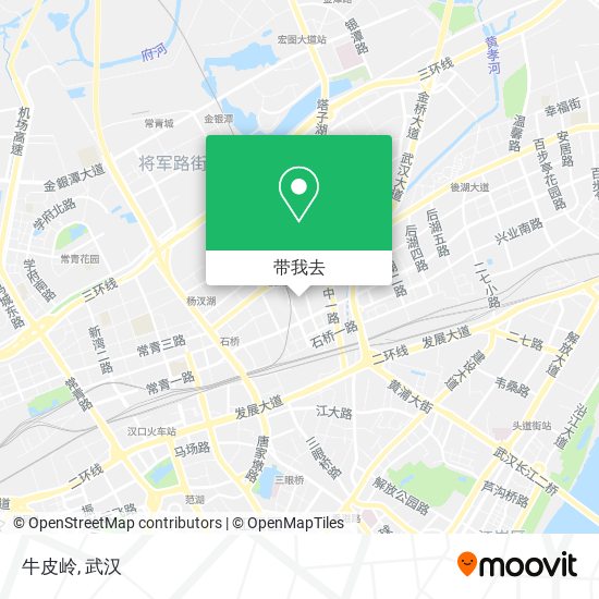 牛皮岭地图