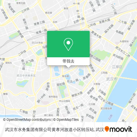武汉市水务集团有限公司黄孝河故道小区转压站地图