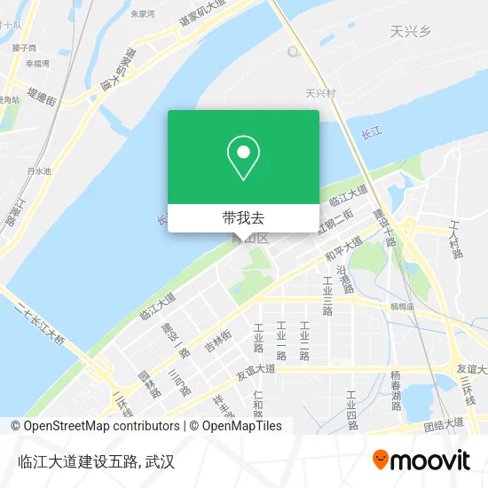 临江大道建设五路地图