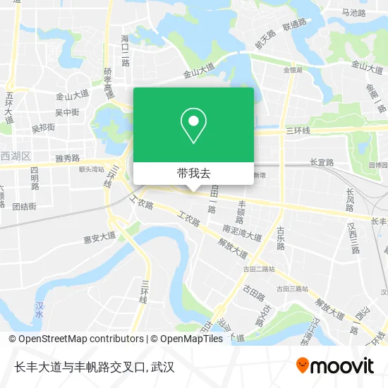 长丰大道与丰帆路交叉口地图