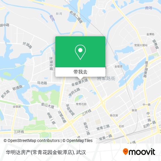 华明达房产(常青花园金银潭店)地图