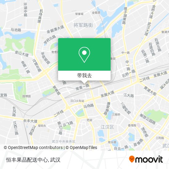 恒丰果品配送中心地图