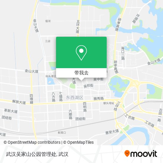 武汉吴家山公园管理处地图