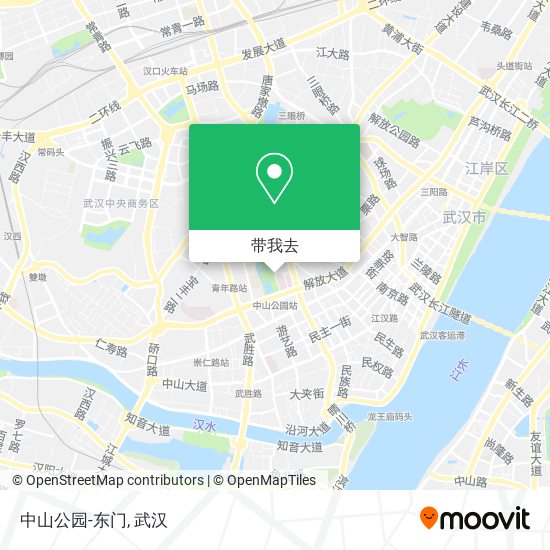 中山公园-东门地图