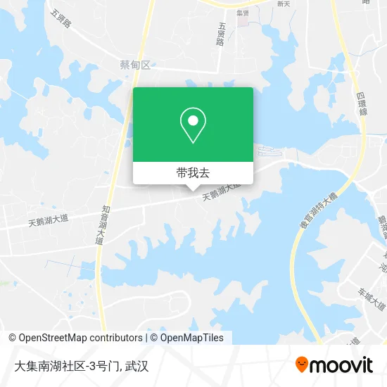 大集南湖社区-3号门地图