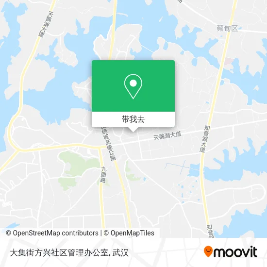 大集街方兴社区管理办公室地图