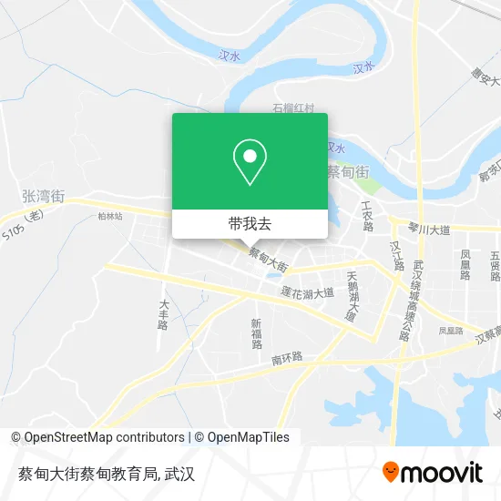 蔡甸大街蔡甸教育局地图