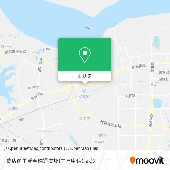 葛店简单爱全网通卖场(中国电信)地图