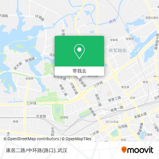 康居二路/中环路(路口)地图