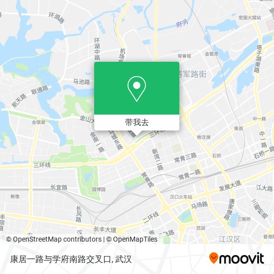 康居一路与学府南路交叉口地图