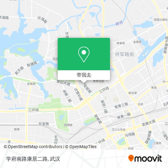 学府南路康居二路地图