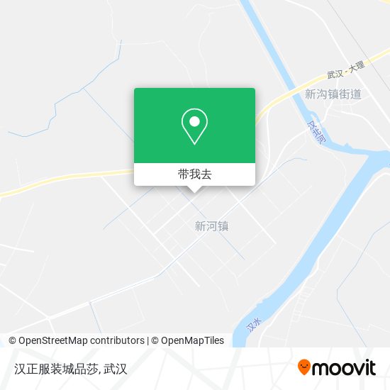 汉正服装城品莎地图
