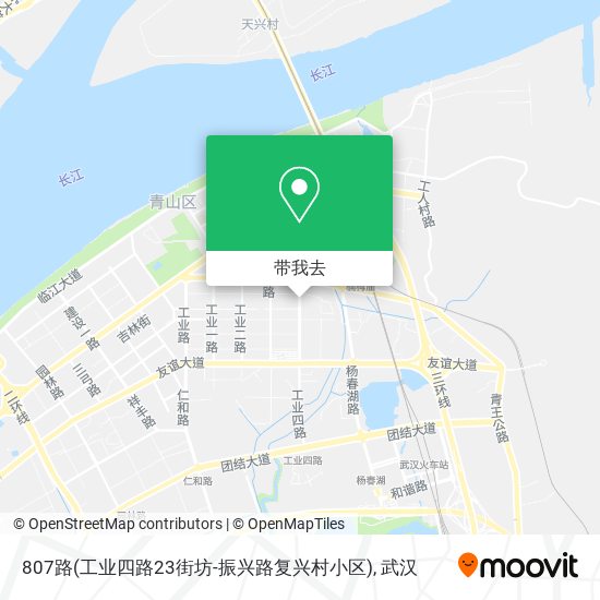 807路(工业四路23街坊-振兴路复兴村小区)地图