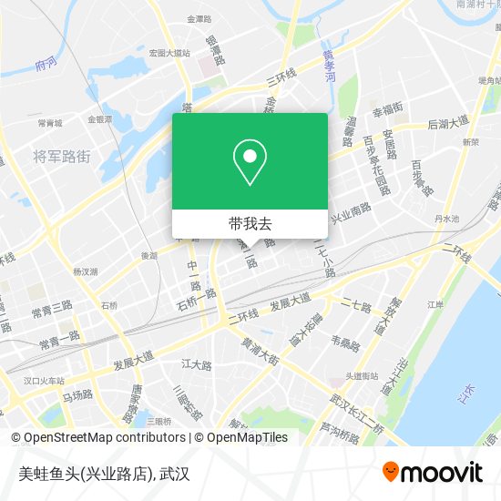 美蛙鱼头(兴业路店)地图