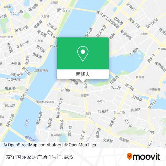 友谊国际家居广场-1号门地图