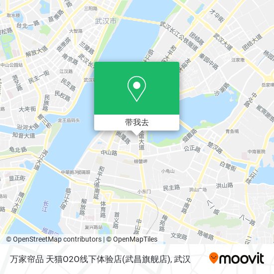 万家帘品 天猫O2O线下体验店(武昌旗舰店)地图
