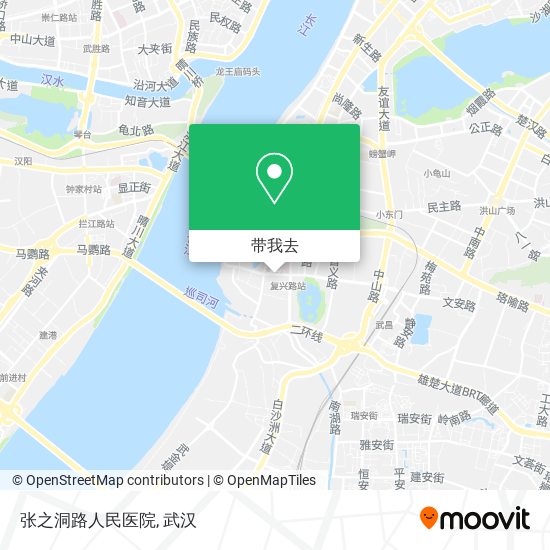张之洞路人民医院地图