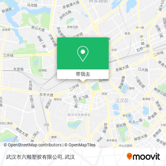 武汉市六顺塑胶有限公司地图