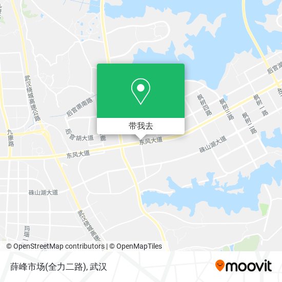薛峰市场(全力二路)地图