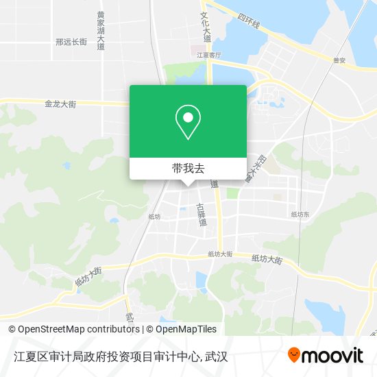 江夏区审计局政府投资项目审计中心地图