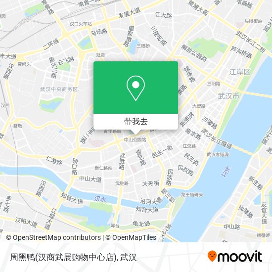 周黑鸭(汉商武展购物中心店)地图