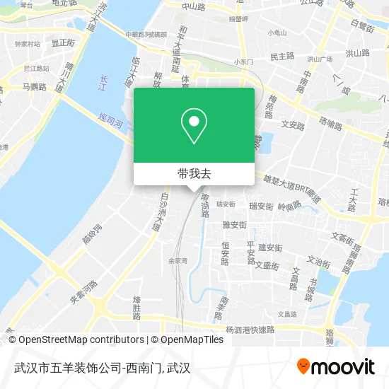 武汉市五羊装饰公司-西南门地图