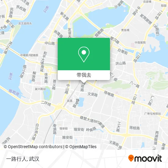 一路行人地图
