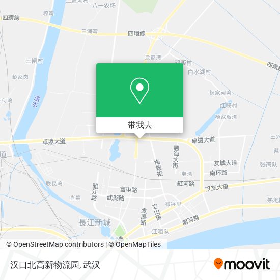汉口北高新物流园地图