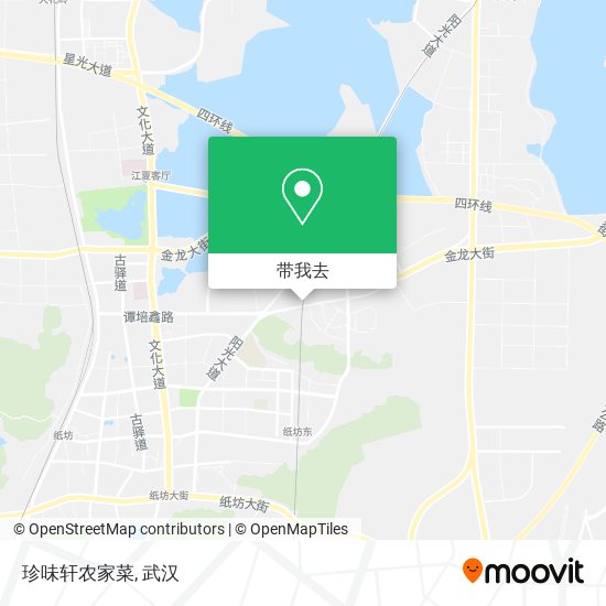 珍味轩农家菜地图