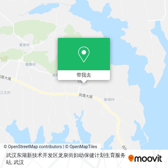 武汉东湖新技术开发区龙泉街妇幼保健计划生育服务站地图