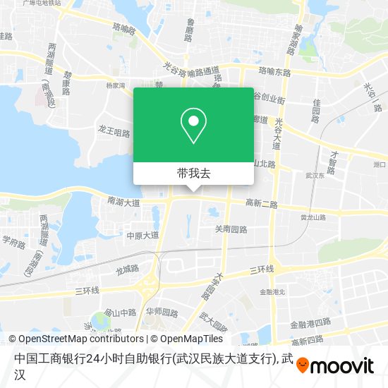 中国工商银行24小时自助银行(武汉民族大道支行)地图
