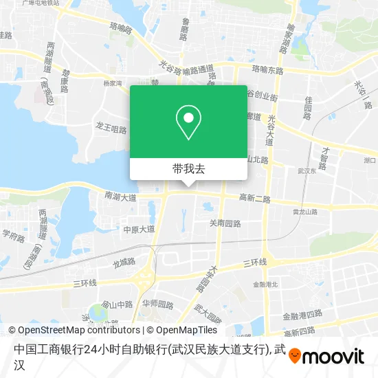中国工商银行24小时自助银行(武汉民族大道支行)地图
