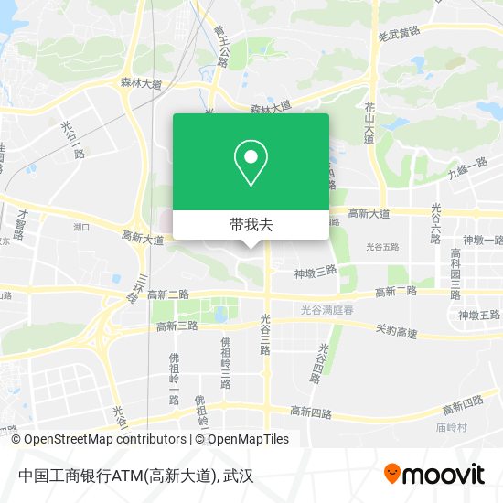 中国工商银行ATM(高新大道)地图
