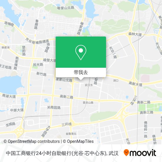 中国工商银行24小时自助银行(光谷·芯中心东)地图