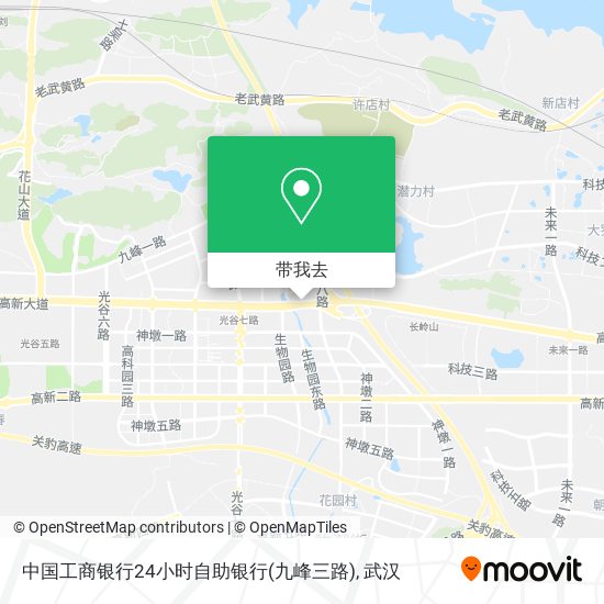 中国工商银行24小时自助银行(九峰三路)地图