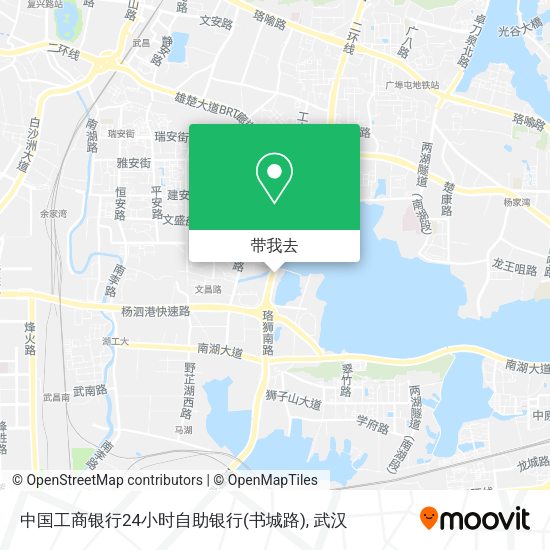 中国工商银行24小时自助银行(书城路)地图