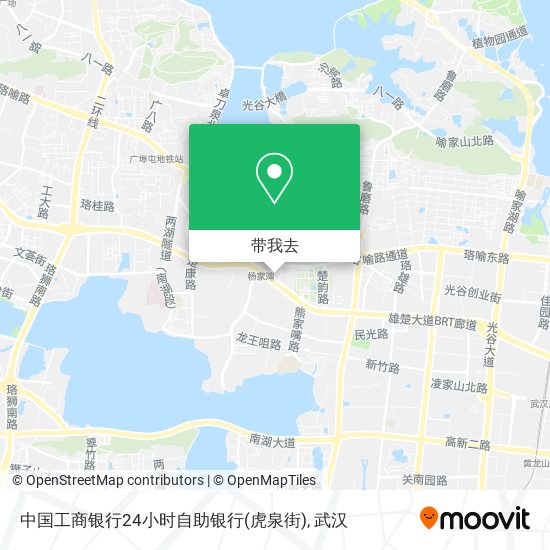 中国工商银行24小时自助银行(虎泉街)地图