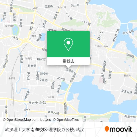 武汉理工大学南湖校区-理学院办公楼地图