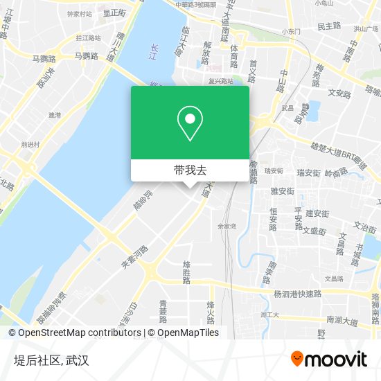 堤后社区地图